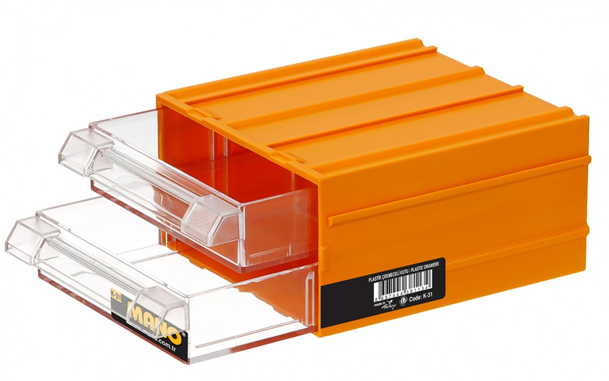 K-31 Plastik Çekmeceli Kutu