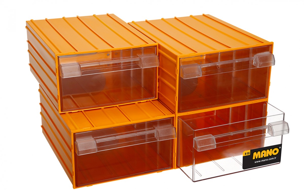 K-55 Plastik Çekmeceli Kutu
