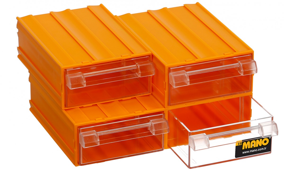 K-10 Plastik Çekmeceli Kutu