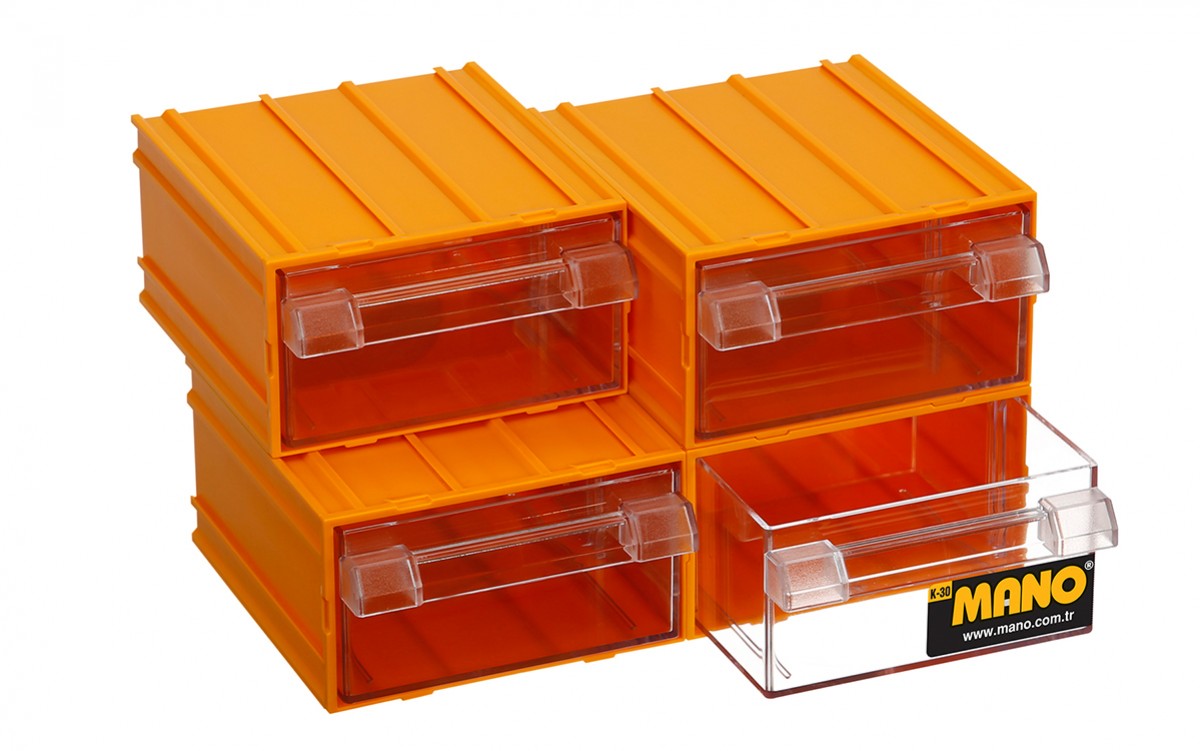 K-30 Plastik Çekmeceli Kutu